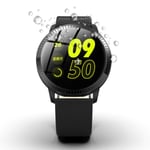 Smart Watch Bracelet Heart Rate Blood Pressure Monitor Fitness T Black