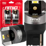Amio Ledlampor Full Canbus W21w 2Smd 7440 Vit Amio-03599