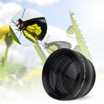 52mm 2x Magnification Hd Tele Converter Telephoto Lens For 5