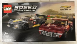 Lego 76903 Speed Chevrolet Corvette C8R & 1968 Corvette 512 pcs ~NEW Lego Sealed