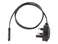 StarTech.com Cordon d'alimentation bipolaire BS1363 vers IEC 320 C7 de 1m pour PC portable - Câble secteur UK vers C7 - M/F - Noir - Câble d'alimentation - power IEC 60320 C7 pour BS 1363 (M) -...