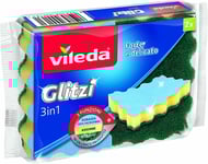 Vileda Éponge 3 IN 1, 2 Pièces