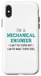 iPhone X/XS Funny Saying I'm A Mechanical Engineer Sarcastic Men Women Case