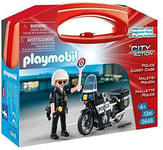 City Action Collectibles Toy Small Police Carry Case Motorcycle Police Toy NEW