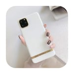 Surprise S Glossy Gold Bar Texture Phone Case For Iphone 11 Xs Xr Xs Max 6 6S 7 8 Plus Geometry Solid Color Abstract Soft Shell Imd Cover-Style 2-For Iphone 6 6S