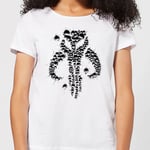 The Mandalorian Blaster Skull Women's T-Shirt - White - XXL