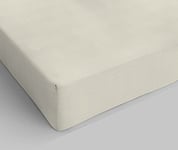 Italian Bed Linen Max Color Ki-atreve par Matthew BOSIO Feuille sous Coins avec Double Crème 170 x 200 cm