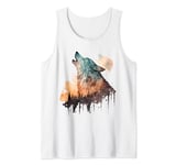 Howling Wolves Wolf Wild Animal Wolf Lover Nature Life Tank Top