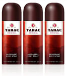 Tabac Original Deodorant Body Spray 150 Ml, 3 Count, (Pack of 3)