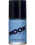Blå Pastellfarget Neon UV/Blacklight Neglelakk
