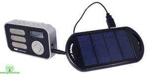 PowerPlus Stork DAB+ & FM Pocket Radio c/w Solar Panel, USB Cable & EVA Case