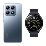 Xiaomi 14T Titan Blue 12GB RAM 256GB ROM + Watch 2 Black Blå
