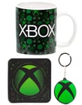 XBOX Ceramic Mug 11oz, Coaster & Keyring Gamer Gift Set Kids