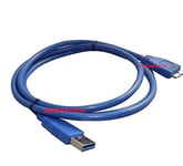 USB 3.0 Type A Male to B Micro DATA Sync Cable For 4TB Seagate Backup Plus Fast Portable Drive