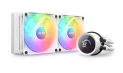 NZXT Kraken 240 RGB, 240mm, 2x120 mm RGB-fläktar - Vit