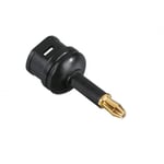 Adapter ODT Toslink 3.5mm Hona-Hane Guld Svart