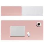Musemåtte XL 90 x 40 cm - Pink/sølv