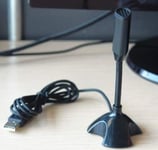 USB Stand Mini Desktop Studio Speech recording Microphone for PC Laptop Netbook