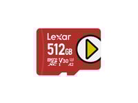 Minne Micro Sdxc 512Gb Uhs-I Play Lmsplay512g-Bnsng Lexar
