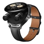 Montre Smartwatch Buds Smartwatch, écouteurs intra-auriculaires et montre tout en un, sonnerie antibruit AI, écouteurs légers, design avancé, compatible Android et iOS, noir