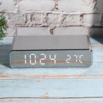 02 015 Digital Alarm Clock Compact Wireless Charger Clock For TD