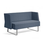 Box Low - sohva, kahden istuttava Sininen (66010)