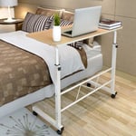 Adjustable Portable Laptop Table Stand Trolley PC Computer Desk Sofa Bed Tray UK