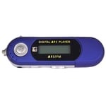 balikha Blue 4GB USB MP4 MP3 Music Video Player Recording FM Radio EBook - Blue