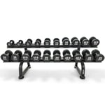 Future 2.5 - 25kg Premium Urethane Dumbbell Set & Horizontal Rack