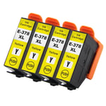 4 Yellow XL Ink Cartridges for Epson Expression Photo XP-8500 & XP-8600