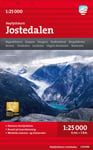 Høyfjellskart Jostedalen