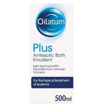 Oilatum Plus Antiseptic Bath Emollient Eczema Skin Liquid Paraffin Bottle 500ml