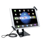 CTA Digital Adjustable Anti-Theft Security Grip & POS Stand for iPad Pro 9.7/10.5/12.9, iPad (2017), iPad Air, and 9.7-13 Inch Tablets