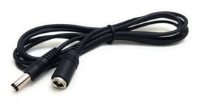 MainCore 3m Long DC Power 5.5 x 2.1mm / CCTV Camera Monitor,etc, Extension, Extender Cable Cord Lead, Plug to Socket (Available in 0.50m, 1.5m, 2m, 3m, 4m, 5m, 10m) (3m)