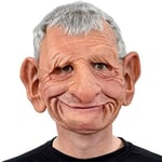 Realist Old Man Mask Latex Mask för Karneval Halloween C