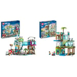 LEGO 60380 City City Centre Set, Model Building Kit & 60365 City Apartment Building, Modular Construction Set