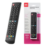 ONE FOR ALL LG REMOTE REPLACEMENT FOR TV UNIVERSAL ALL MODELS ECO - URC4914