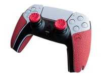 KontrolFreek Performance Inferno Kit - Tillbehörsplattor och handtag för spelplatta - svart på röd - för Sony DualSense DualShock 2, 3, 4, 4 v2