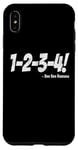 iPhone XS Max 1-2-3-4! Punk Rock Countdown Tempo Funny Case