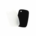 BlackBerry Skin for BlackBerry Curve 8520/9300 - Black and White (Twin Pack)