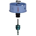 Bosch Professional Hole Saw Sheet Metal (Ø 67 mm) + 1x Power Change Plus Adapter (Socket 3/8" Hexagonal Shank, Incl. HSS-Co Drill Bit 7.15 x 65 mm)