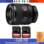 Sony FE 35mm f/1.4 GM + 2 SanDisk 64GB Extreme PRO UHS-II SDXC 300 MB/s + Guide PDF ""20 TECHNIQUES POUR RÉUSSIR VOS PHOTOS