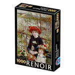 D-Toys Puzzle 1000 pièces Renoir Two Sisters on The Terrace Other License pcs, 66909 RE01, Uni