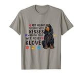 Filled With Love Black And Tan Cocker Spaniel Dog Owner T-Shirt