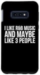 Coque pour Galaxy S10e R&B Funny - I Like R & B Music And Maybe Like 3 People