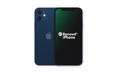 Renewd iPhone 12, 15,5 cm (6.1"), 2532 x 1170 pikseliä, 128 GB, 12 MP, iOS 14, Sininen