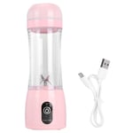 350ml Portable Blender, Small Blender Mini Personal Blender with Six Blades USB Rechargeable Juicer Cup Make Fruit Smoothies, Shakes for Home Gym Travel