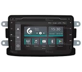 Autoradio sur Mesure Dacia Duster Android Dab GPS Bluetooth WiFi USB Full HD Touchscreen Display 8”