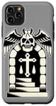 iPhone 11 Pro Max Stairway to Heaven Skull Blackwork Tattoo Flash Case