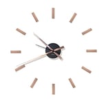 Fisura - Horloge DIY Copper Kit Horloge Murale pour Bureau, Cuisine, Chambre, Salle de séjour Décoration pour la Maison